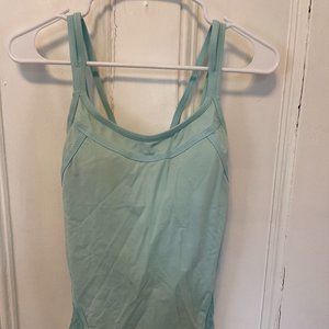 Lululemon Blue Workout Top Strappy